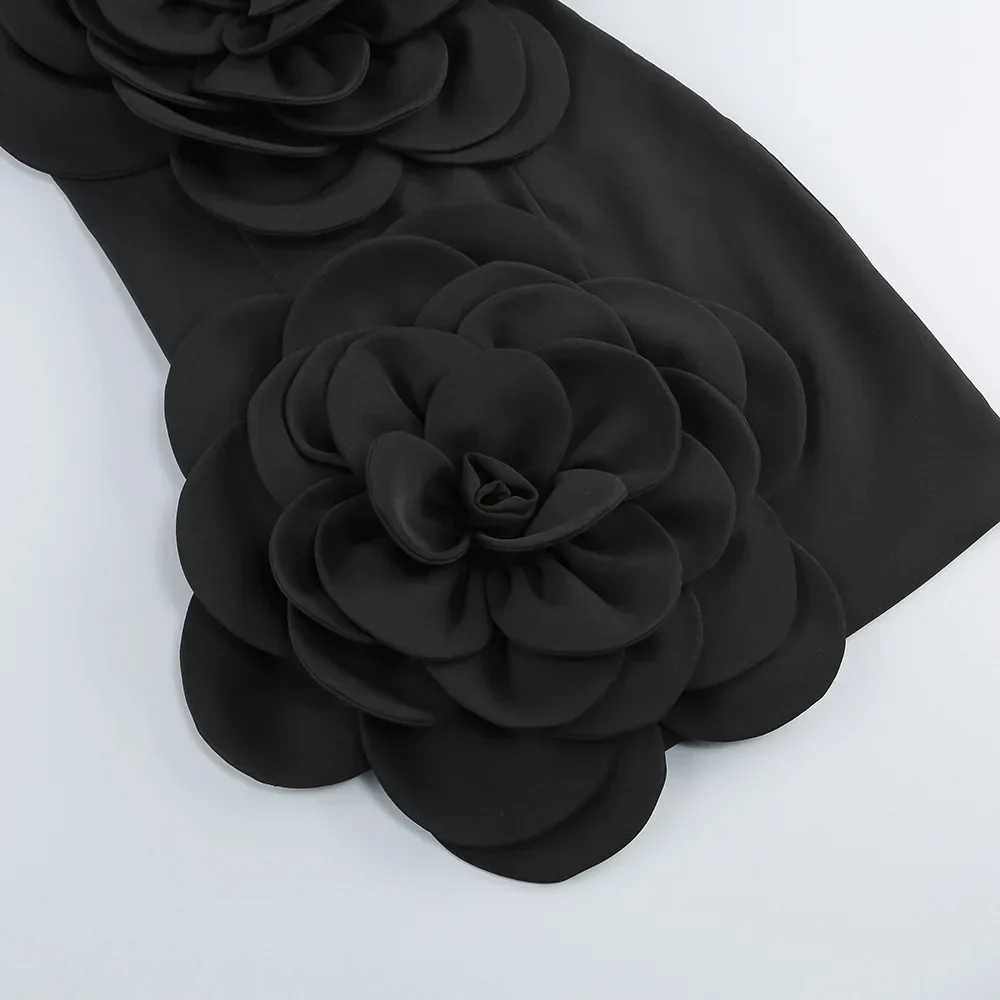 RAMY PATCHWORK decorated with FLowER Mini Dress - Image 18