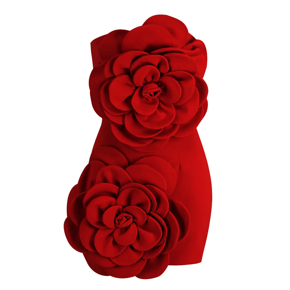 RAMY PATCHWORK decorated with FLowER Mini Dress - Image 2