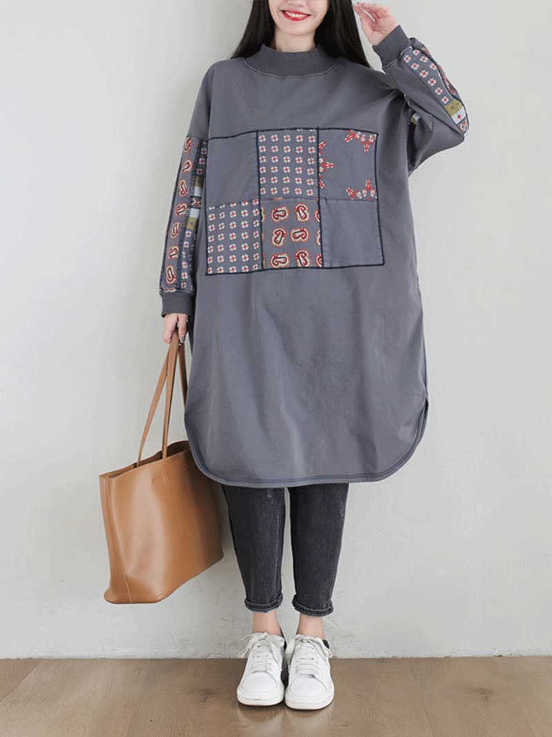 Remember  Me Alway Turtleneck Pullover Sweater Midi Dress - Image 2
