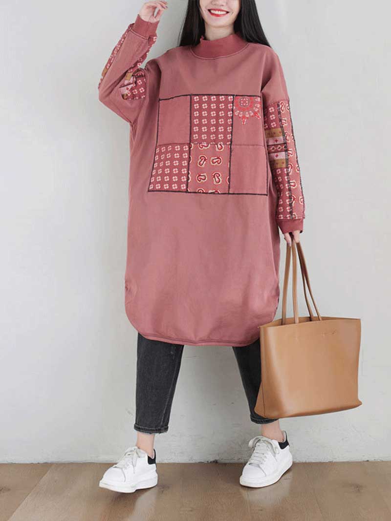 Remember  Me Alway Turtleneck Pullover Sweater Midi Dress - Image 9