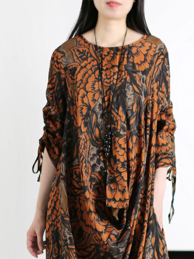 Remember Me Round Neck A-line Dress - Image 3