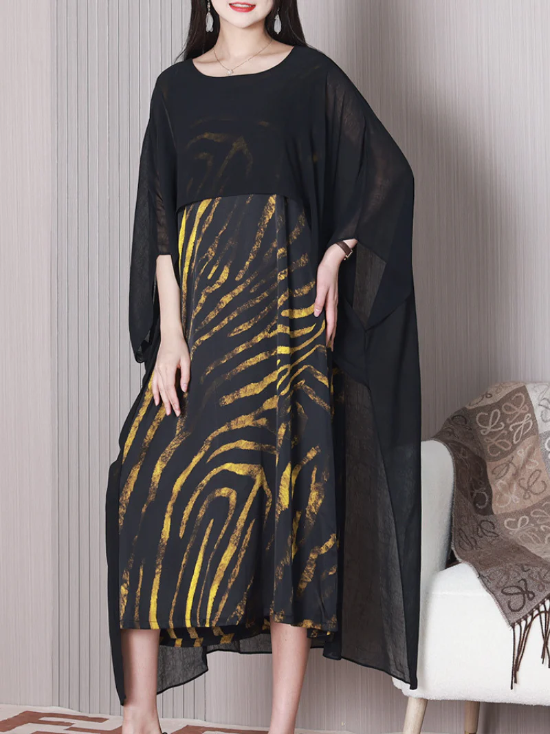 Remember Me Round Neck A-line Dress - Image 4