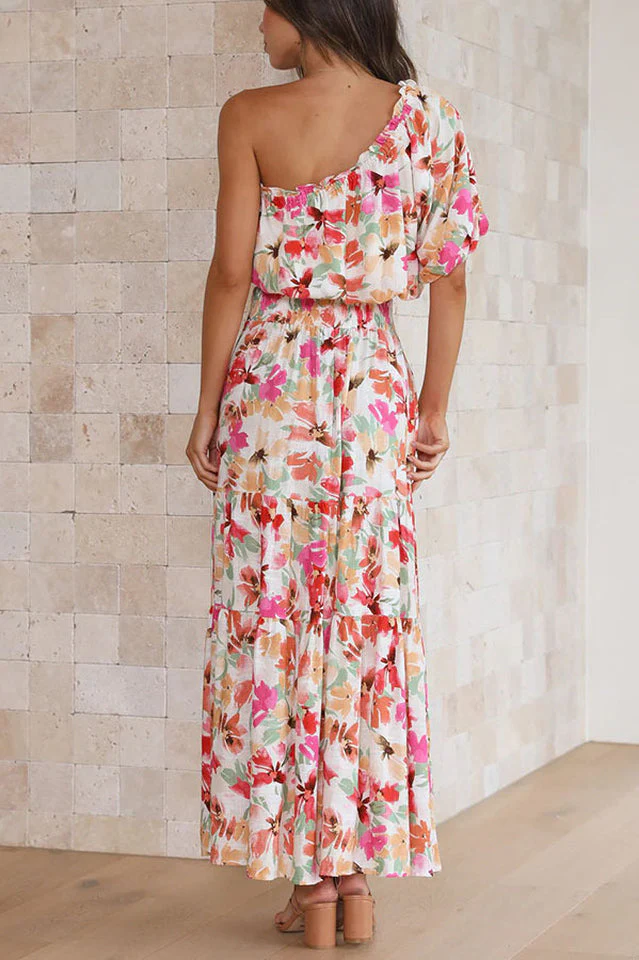 Renee One Shoulder Crop Top + Skirt Set - Image 4