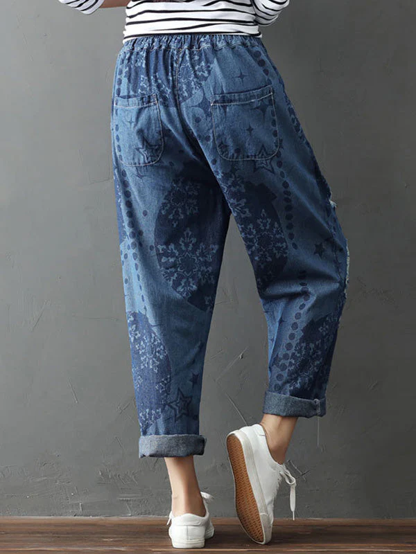 Resounding Wow Ripped Cotton Pants - Image 2