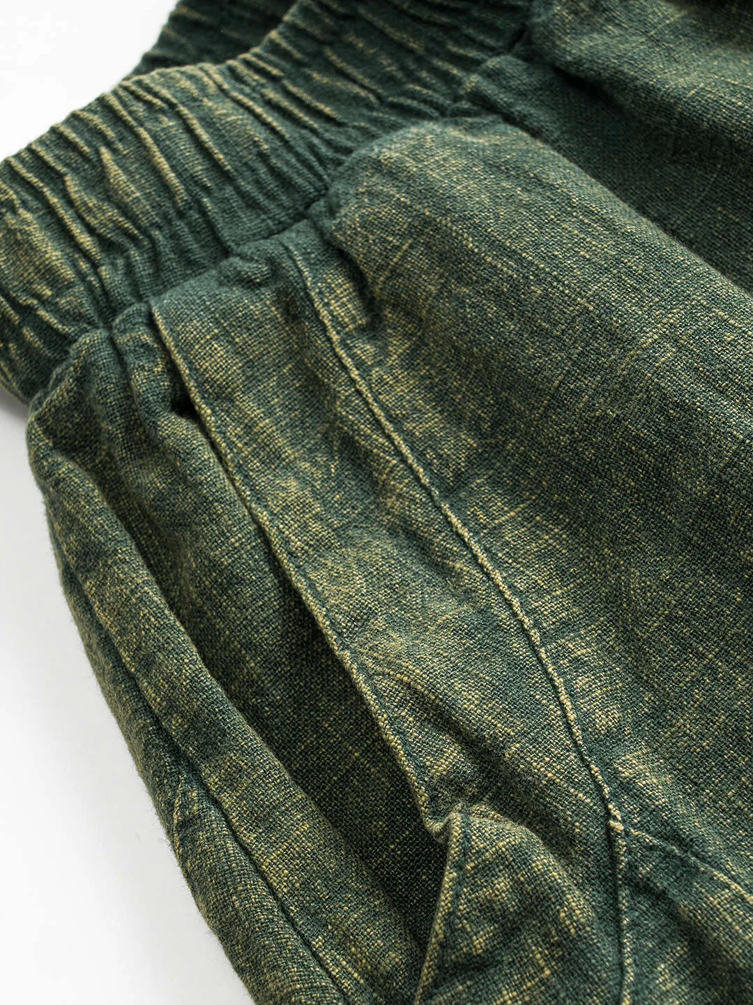Retro Linen Baggy Pants - Image 5