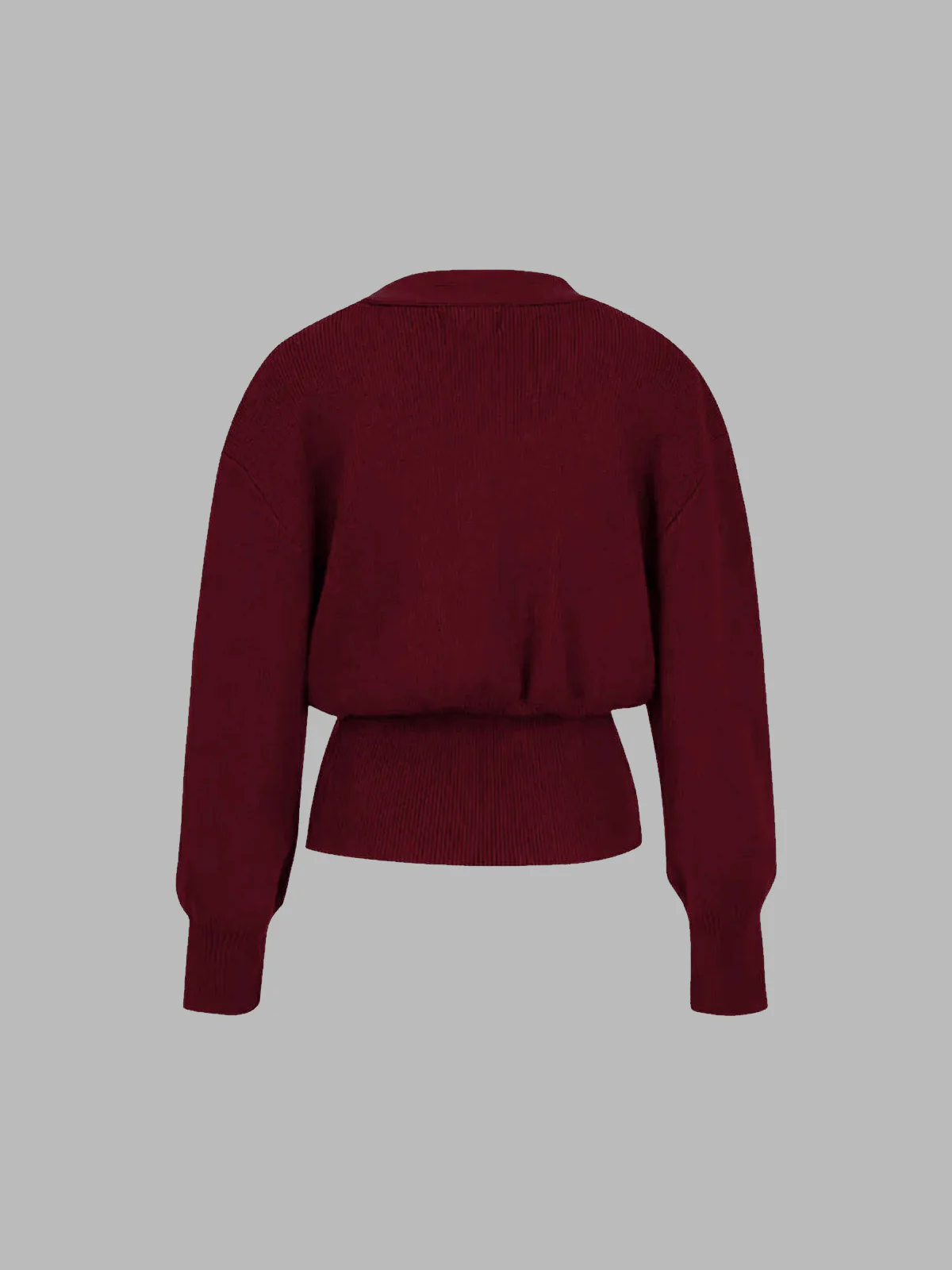 Retro V-neck Cardigan - Image 8