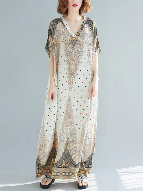 Rhombus Sprout Kaftan Dress - Image 3