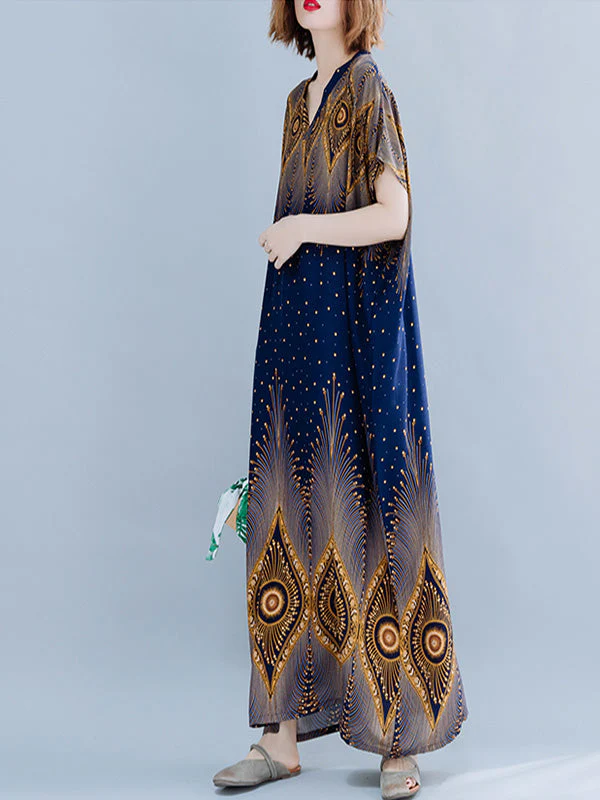 Rhombus Sprout Kaftan Dress - Image 8