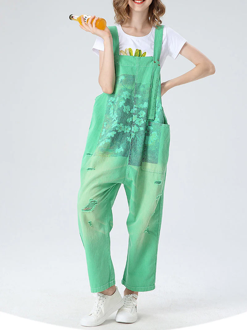 Right Into Your Heart Cotton Overalls - Image 2