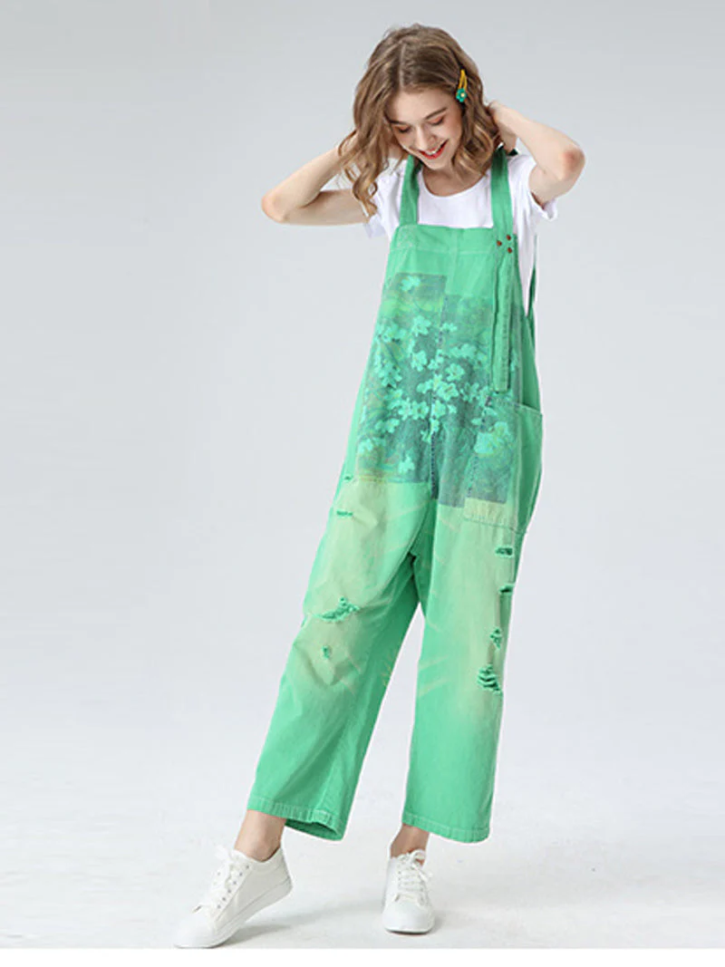 Right Into Your Heart Cotton Overalls - Image 8