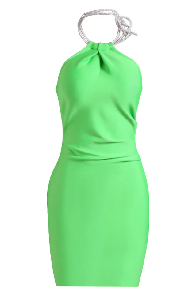 Rilia Halter Mini Bandage Dress - Image 5