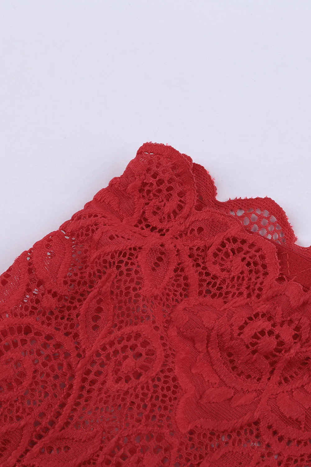 Romantic Love Red Lace Bralette Lingerie Set - Image 17