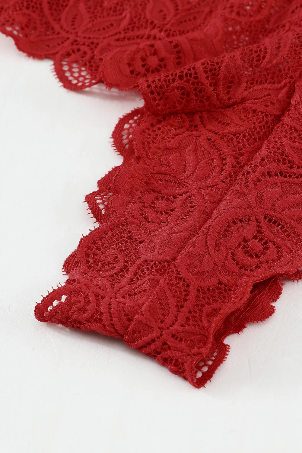Romantic Love Red Lace Bralette Lingerie Set - Image 18