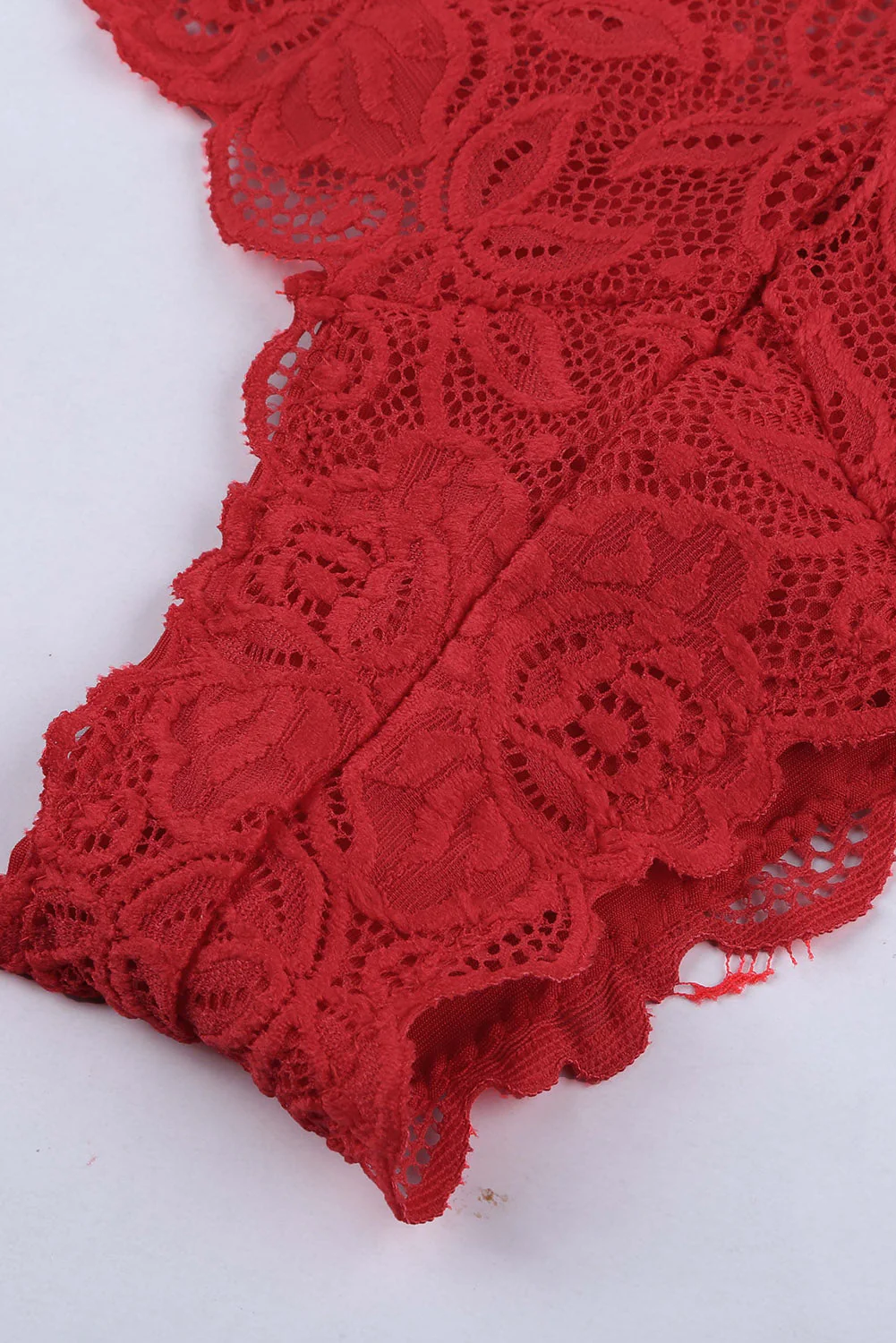 Romantic Love Red Lace Bralette Lingerie Set - Image 19