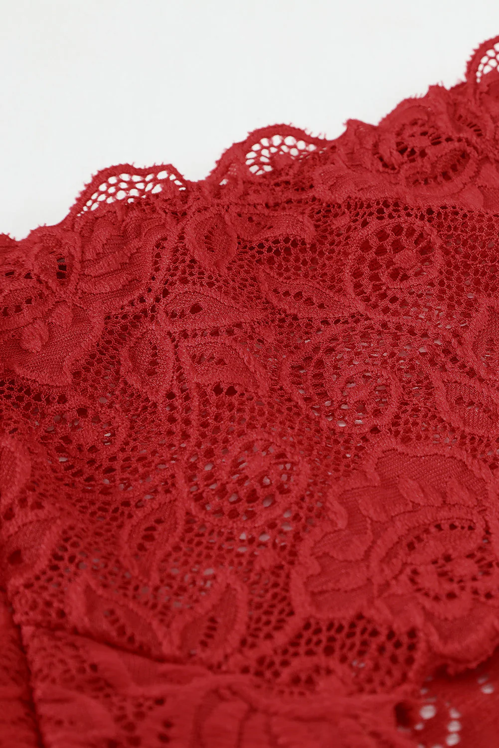 Romantic Love Red Lace Bralette Lingerie Set - Image 20