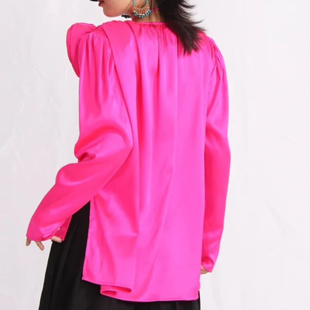 LANA LongSleeve BLOUSE ROSE DECORATED - Image 10