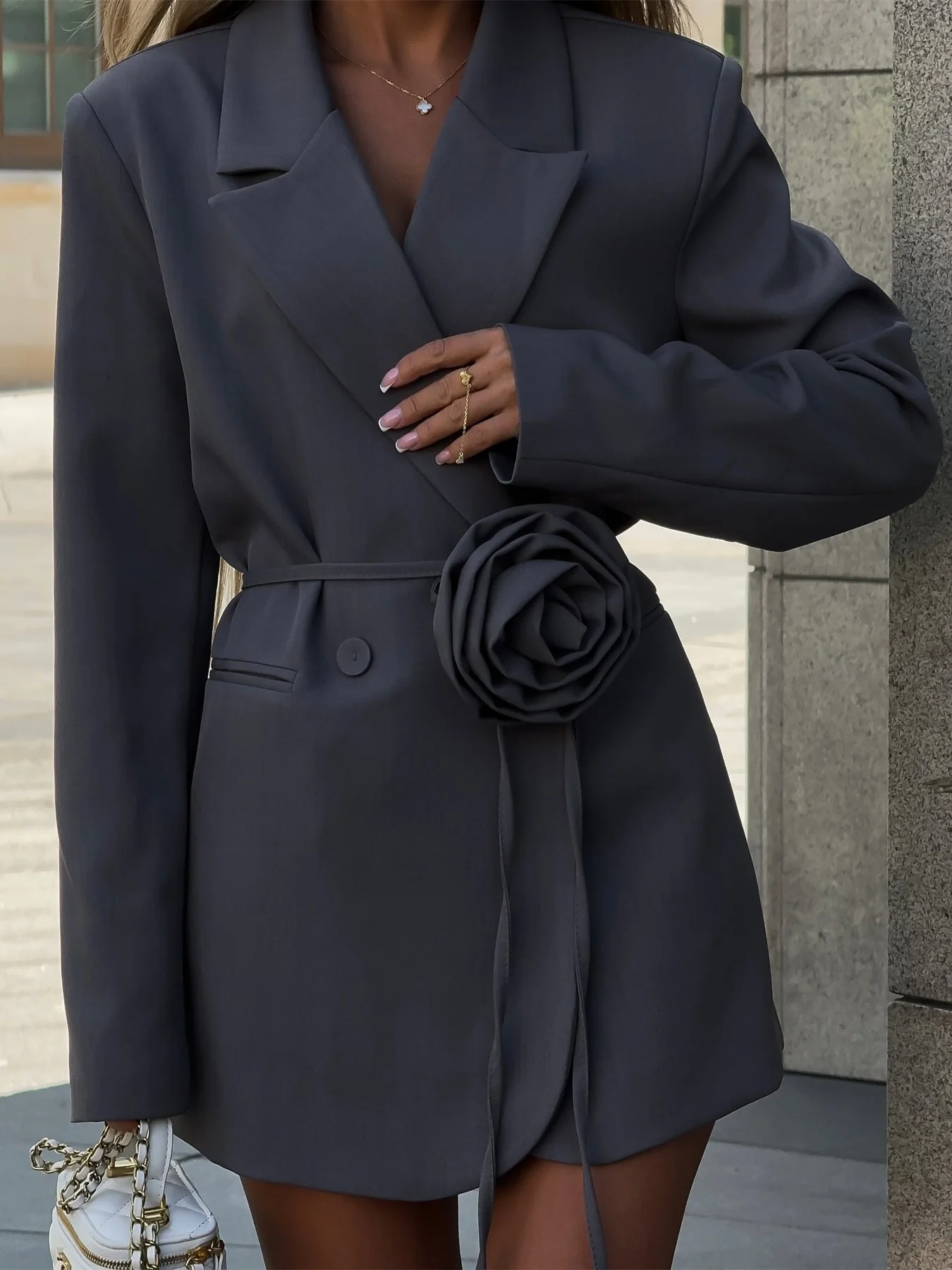 Rose Fitted Blazer - Image 2