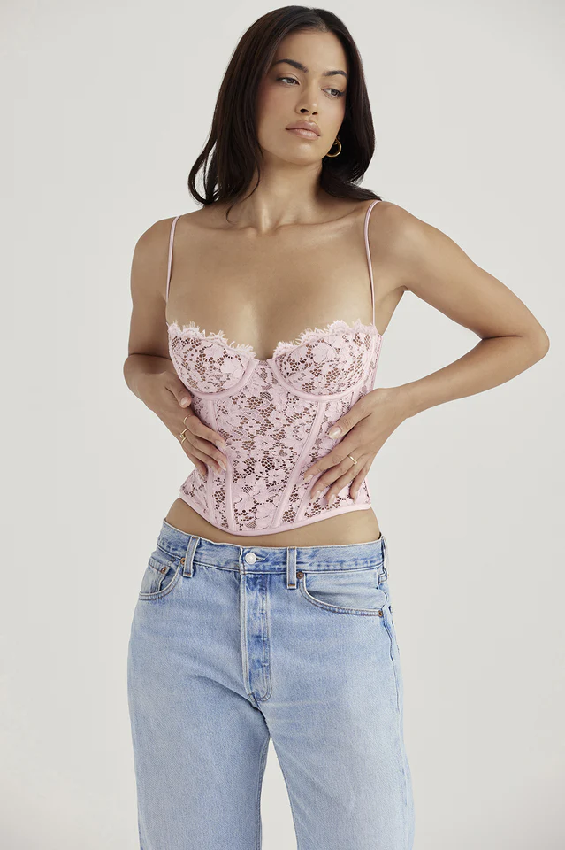 Rose Lace Underwired Bodice - Image 6
