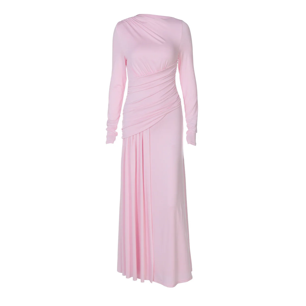 Ruffled Round-Neck Dress - Image 5