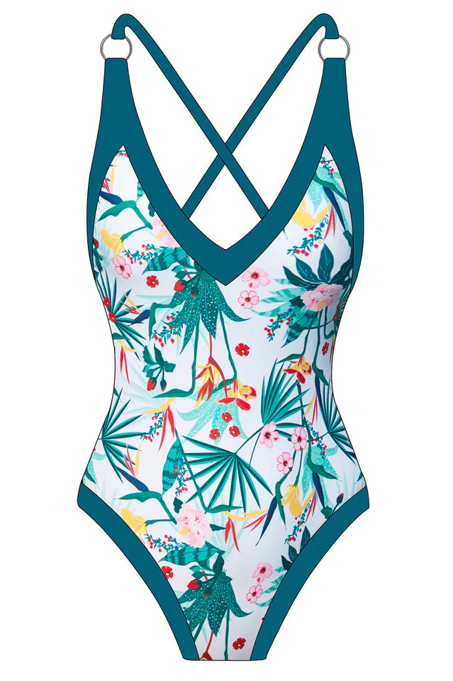 (S-XL) One Piece Swimsuit - Image 4