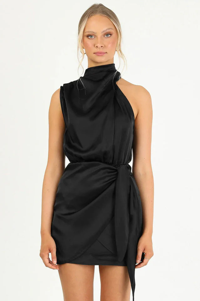 Santorini Satin Mini Dress - Image 10