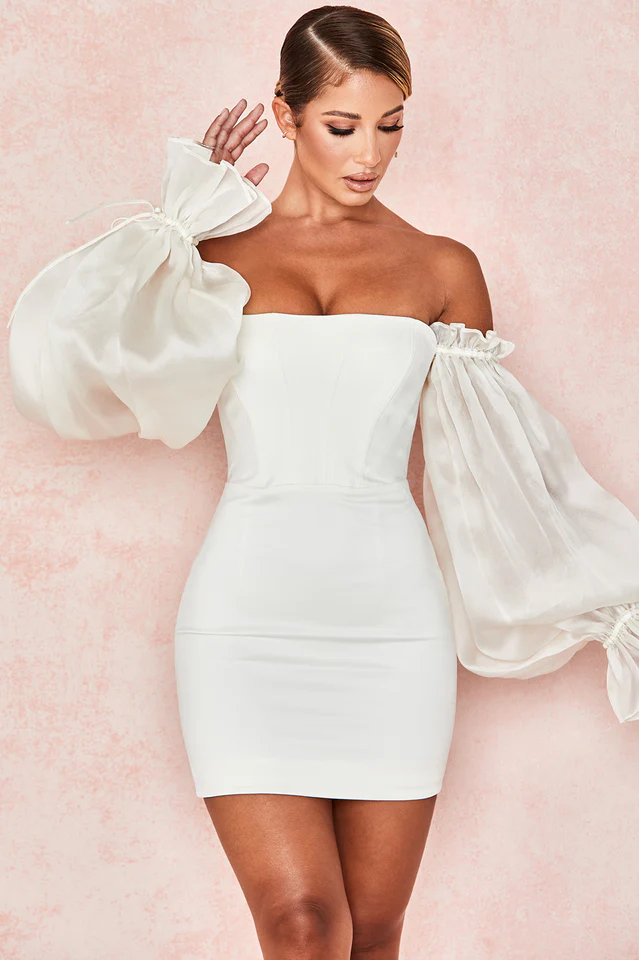 Satin Corset Dress - Image 4