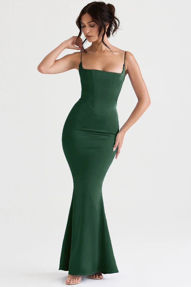 Satin Tunic Maxi Dress - Image 2