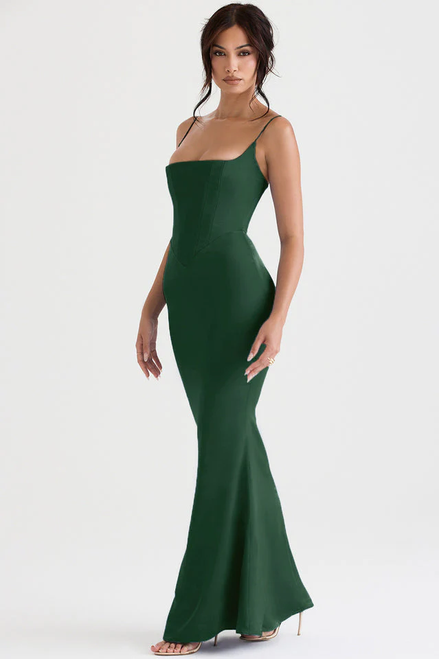 Satin Tunic Maxi Dress - Image 3