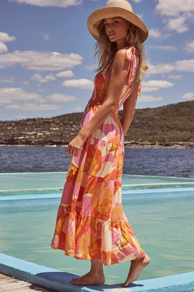 Savannah Smocked Maxi Dress - Image 2