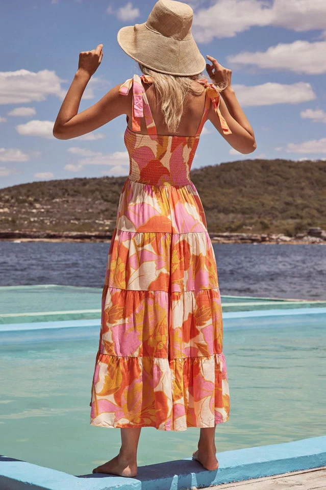 Savannah Smocked Maxi Dress - Image 4