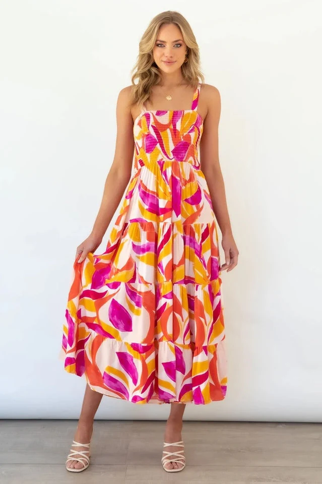 Savannah Smocked Maxi Dress - Image 6