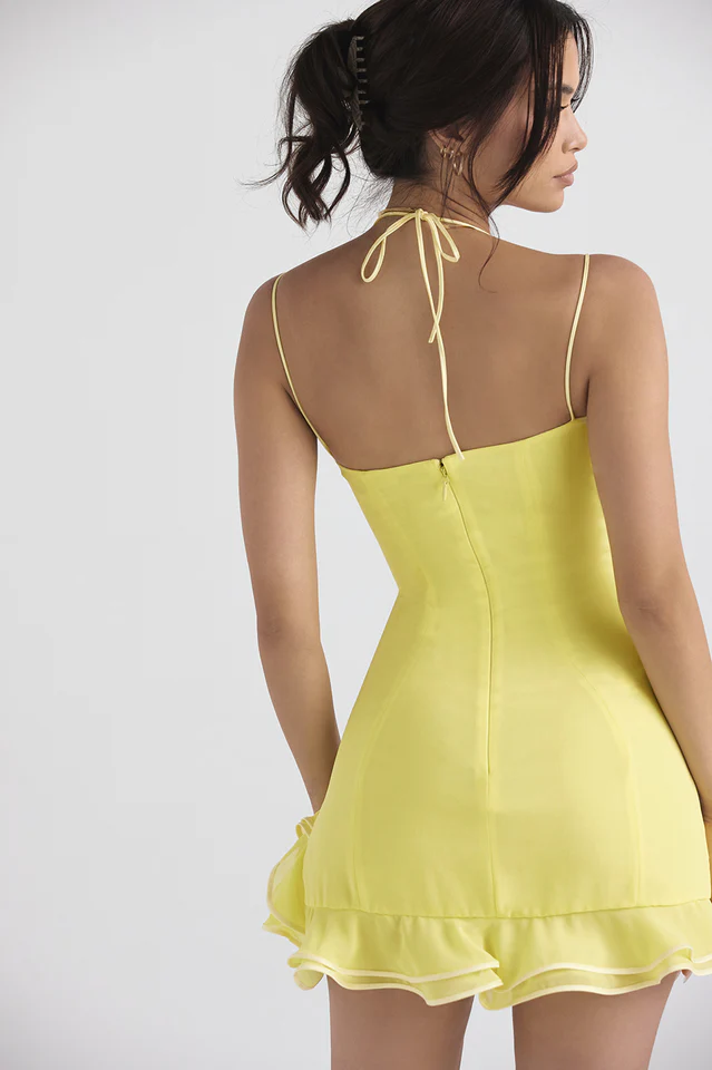 Scarlett Ruffle Mini Dress - Image 4
