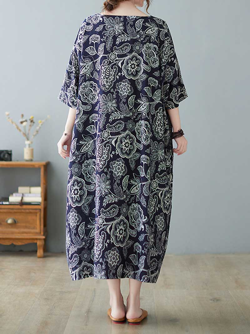 Seeing Your Dream Printed Midi Dress - Image 2