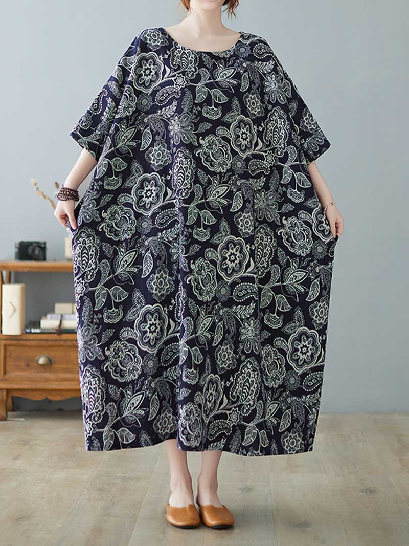 Seeing Your Dream Printed Midi Dress - Image 4