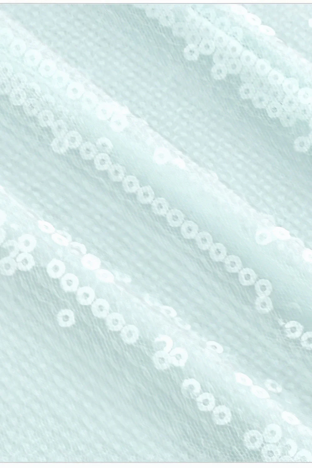 Sequin Dress with V Neckline - Turquoise - Image 4