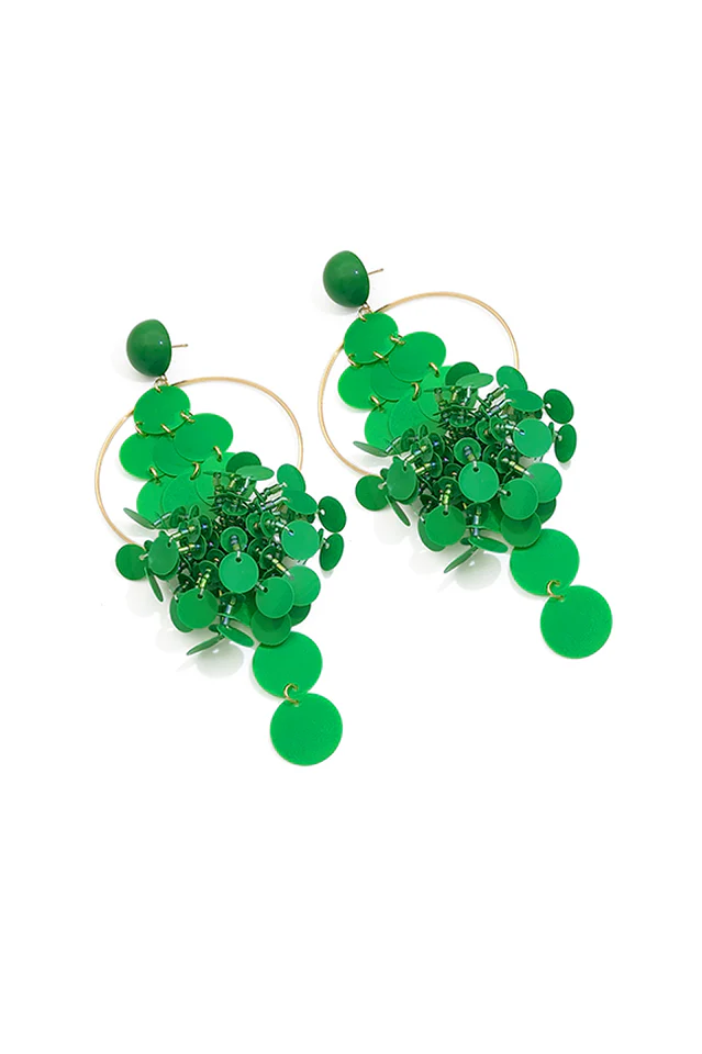 Sequin Tassel Earrings - Image 10