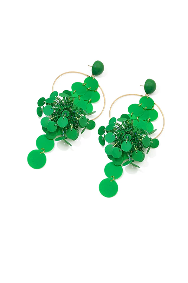 Sequin Tassel Earrings - Image 9