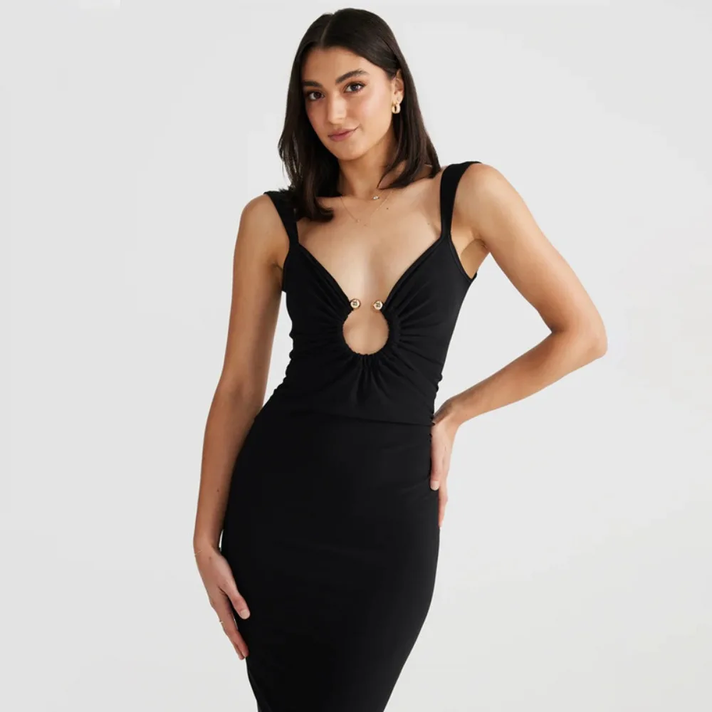 CUT Out Backless MAXI Dress with Back SLIT - Image 6