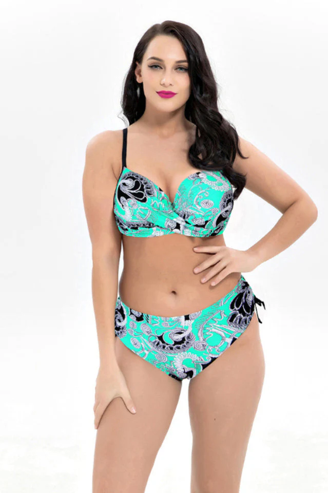 Sexy Plus Size Swimsuit Summer Two Pieces Bathing Suit - Image 4