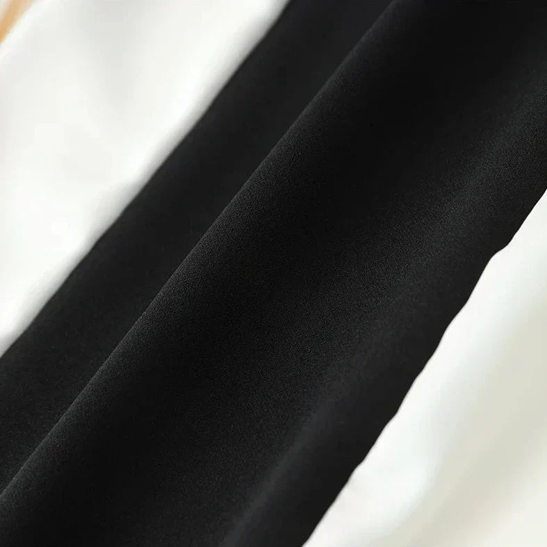 SPLING Black and WHITE MAXI Dress - Image 16
