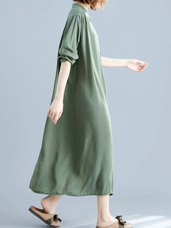 She's All Tiki Midi Shirt Dress - Image 11