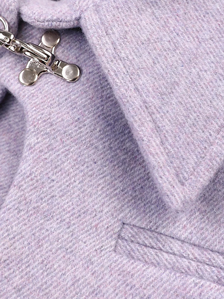 SHORT PURPLE 2 PIECE Jacket with PUFF SleeveS - Image 11