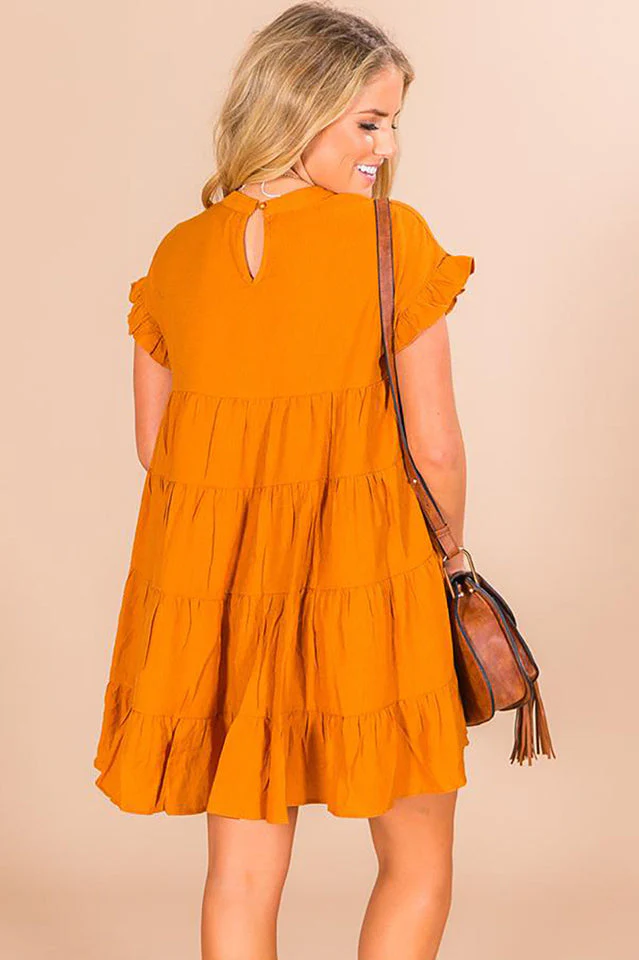 Short Sleeve Plus Size Casual Dress - Image 12