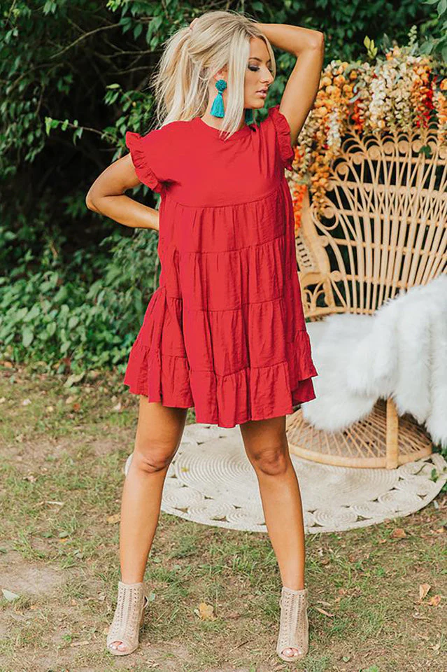 Short Sleeve Plus Size Casual Dress - Image 13