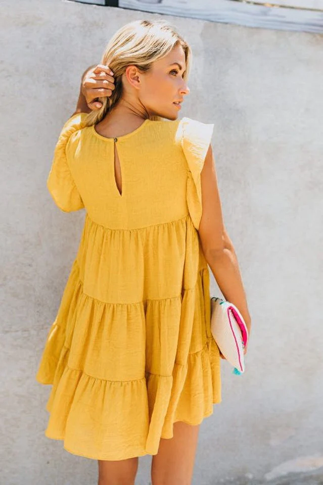 Short Sleeve Plus Size Casual Dress - Image 3