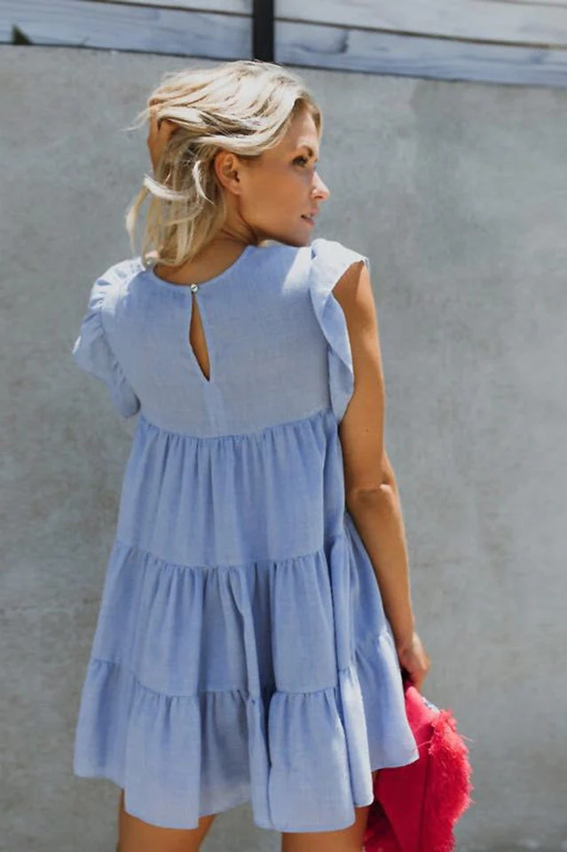 Short Sleeve Plus Size Casual Dress - Image 4