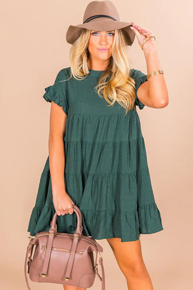 Short Sleeve Plus Size Casual Dress - Image 8