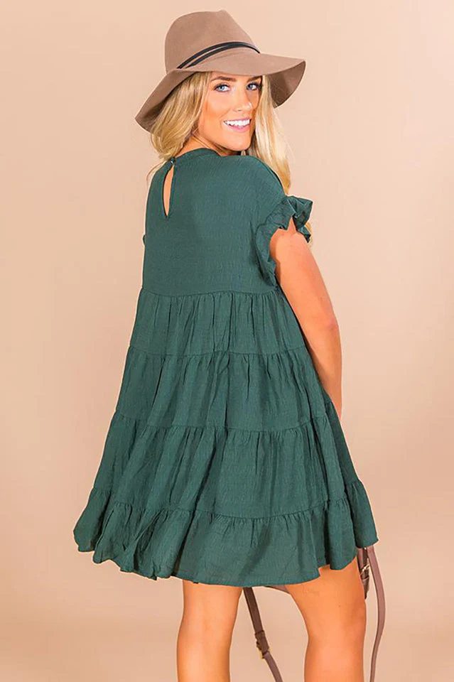 Short Sleeve Plus Size Casual Dress - Image 9