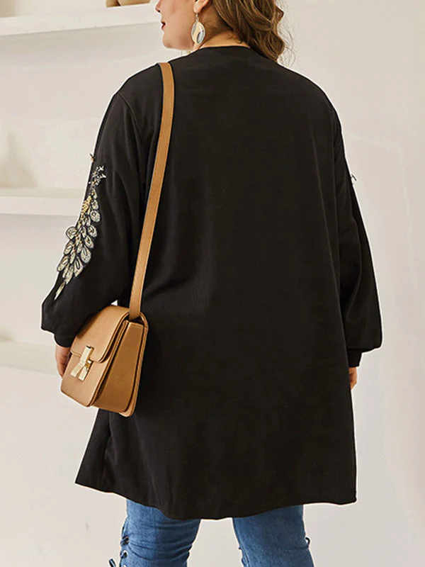 Silver Ridge Embroidery Cardigan - Image 2