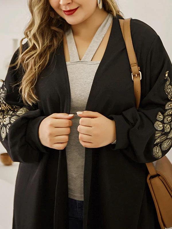 Silver Ridge Embroidery Cardigan - Image 5